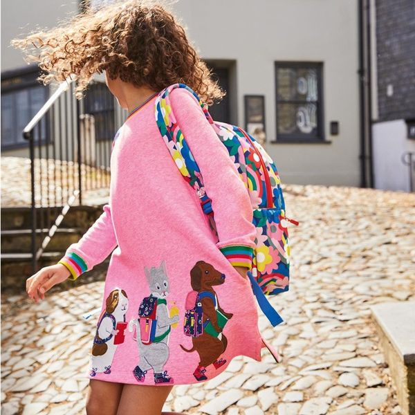 Kid Sewn Patch Dress