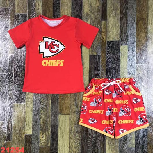 Kid Kansas City Chiefs Tee and Short Set