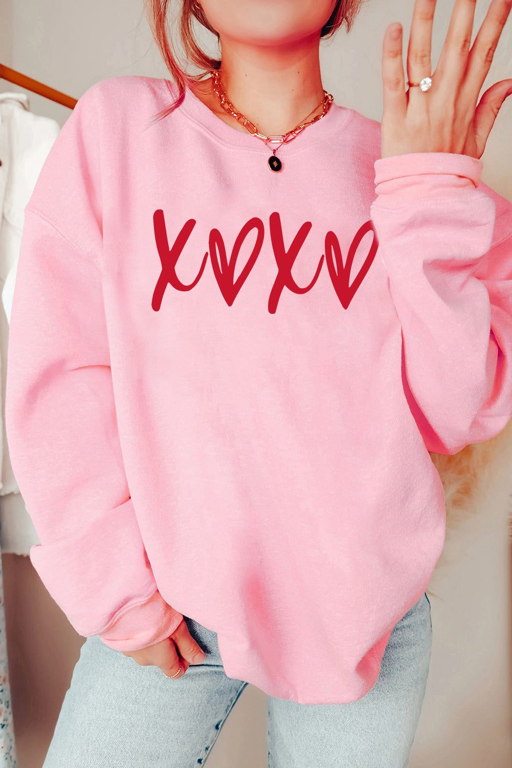 XOXO Pullover Sweatshirt