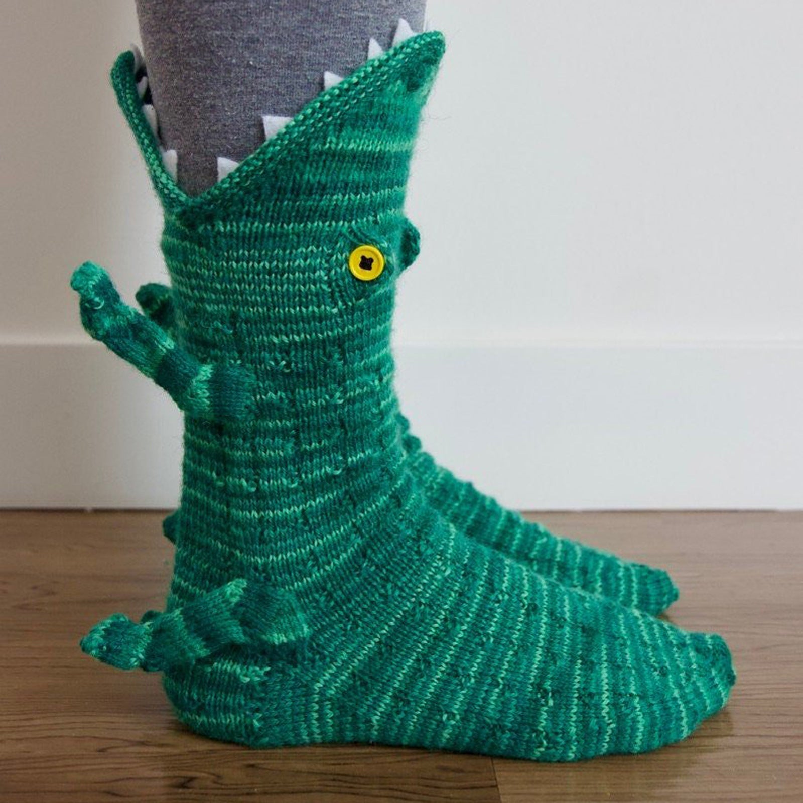 Knit Christmas Animal Socks
