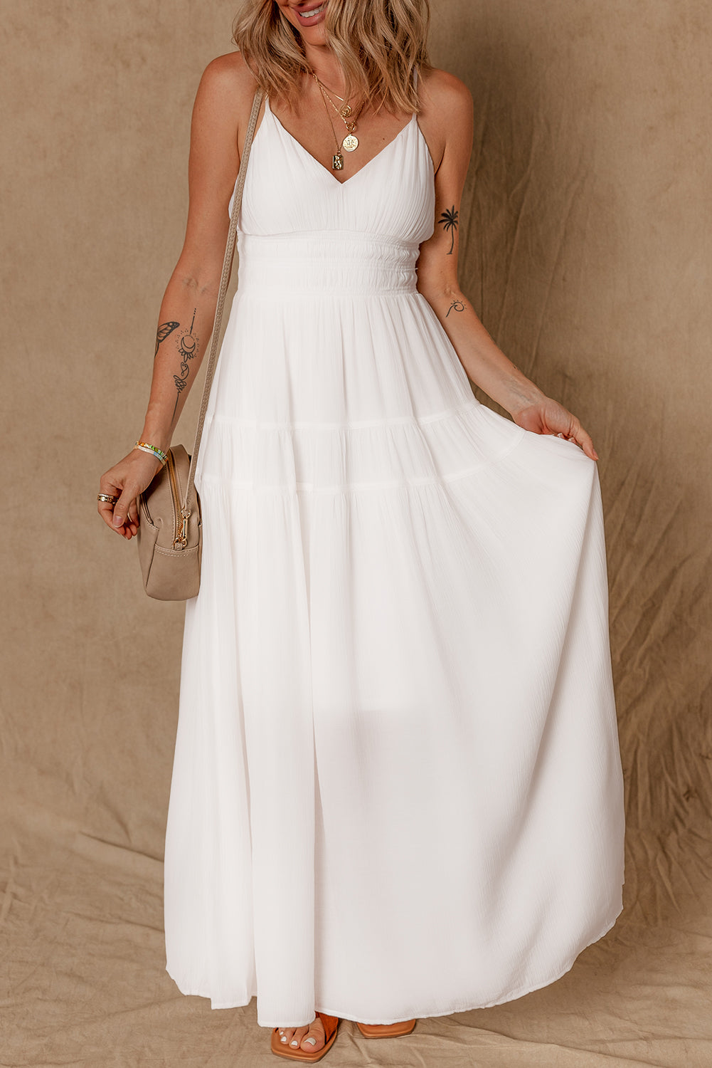 Spaghetti Straps Maxi Dress