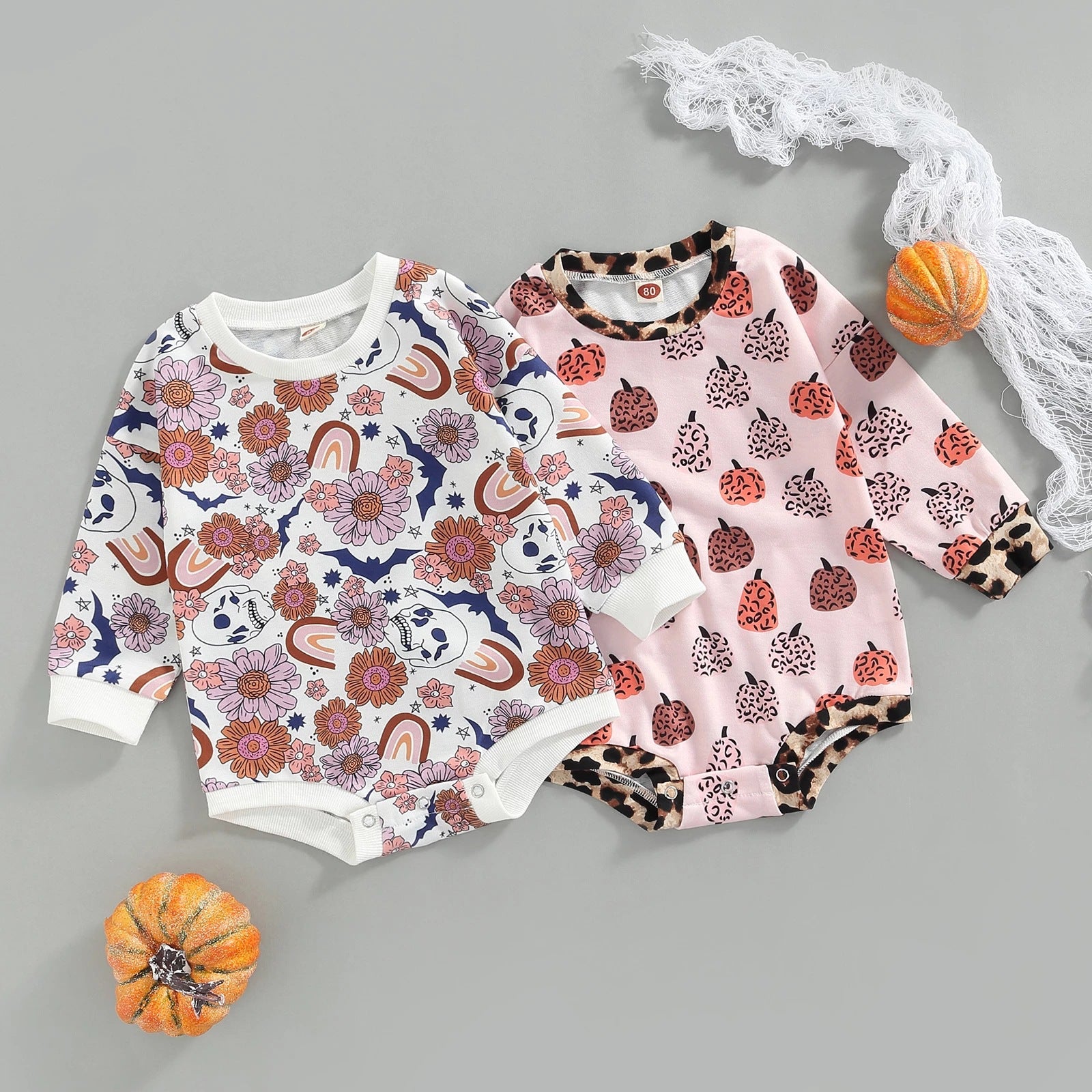 Baby Girl Halloween Rompers