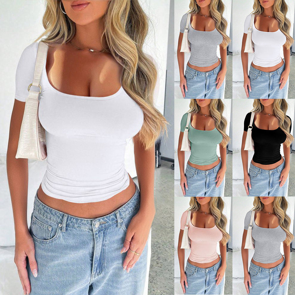 Crew Neck Short Sleeve T-shirt