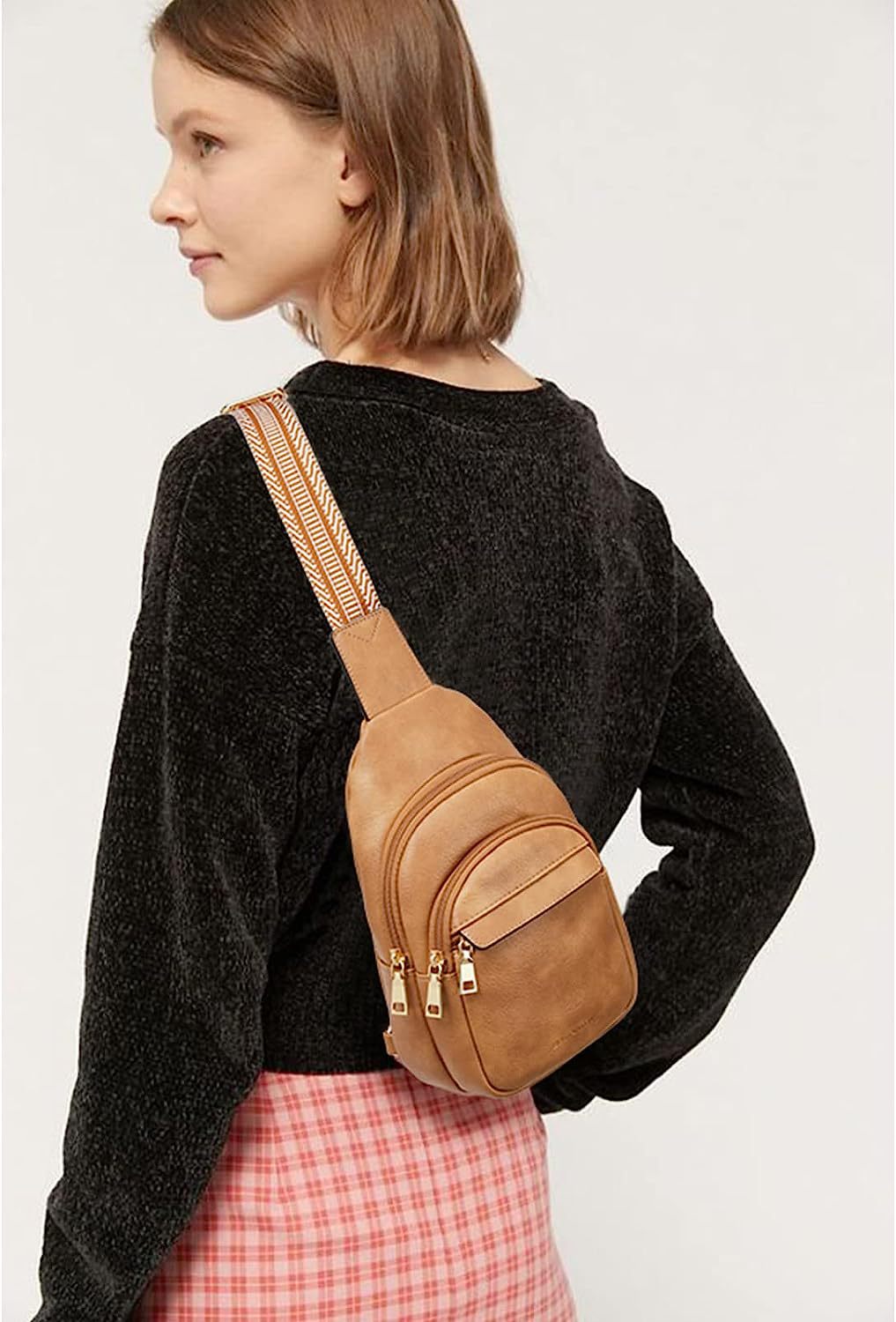 Explosive Textured Women Chest Bag