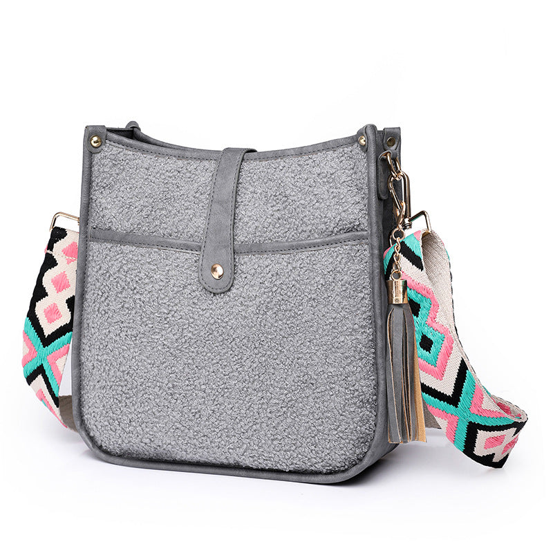 Women Plush Shoulder Bag