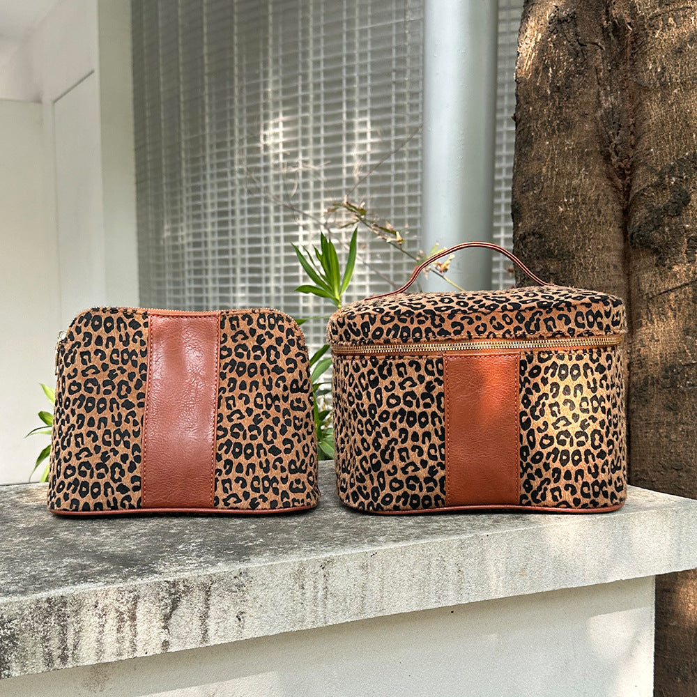 Leopard Print Toiletry Bag