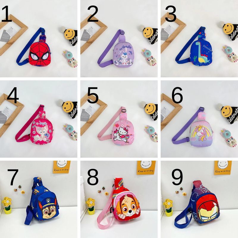 Cartoon Children Chest Bag