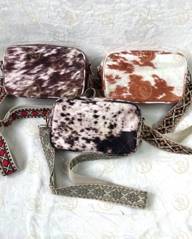 Cow Print Crossbody Bag