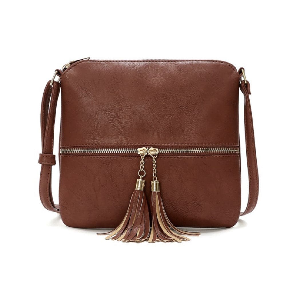 Women Zip Pocket Crossbody Bag